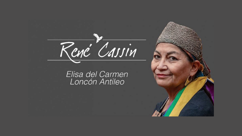 Elisa del Carmen Loncón Antileo, premio René Cassin de Derechos Humanos 2021