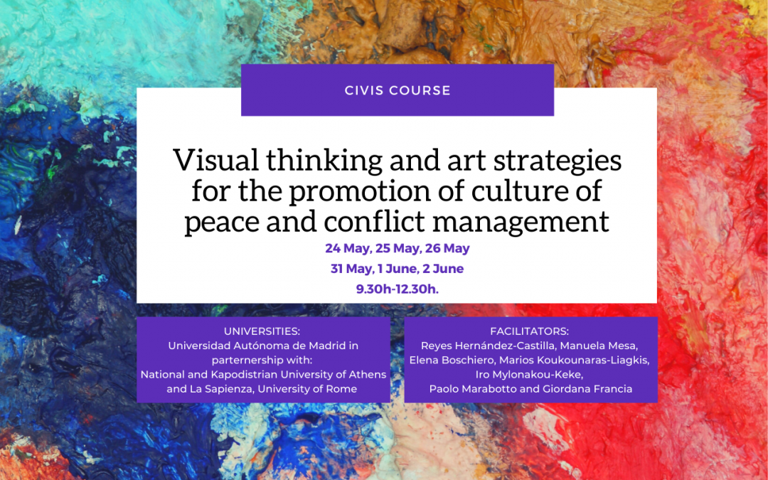 Course: Visual thinking and art strategies for the promotion of culture of peace and conflict management