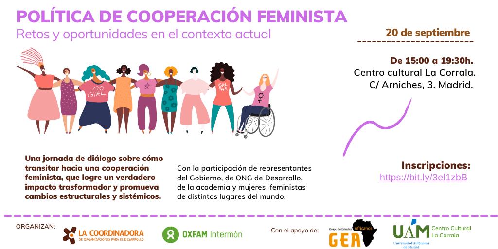 Jornada – Debate «Política de cooperación feminista. Retos y oportunidades en el contexto actual»